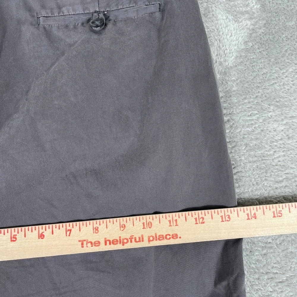 Banana Republic Chino Pants Mens 35x30 Gray Modern Fit Cotton Casual Trousers